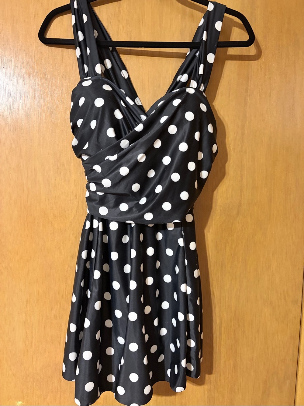 BloomChic Black and White Polka Dot Sundress